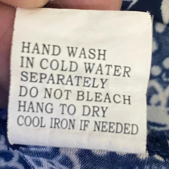 Roommates women’s blue paisley floral lightweight flowy cottagecore  boho top 3X - Picture 7 of 8